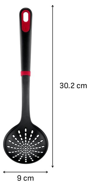 Ingenio+ Dierovaná naberačka, nylonová, čierna TEFAL K1984334
