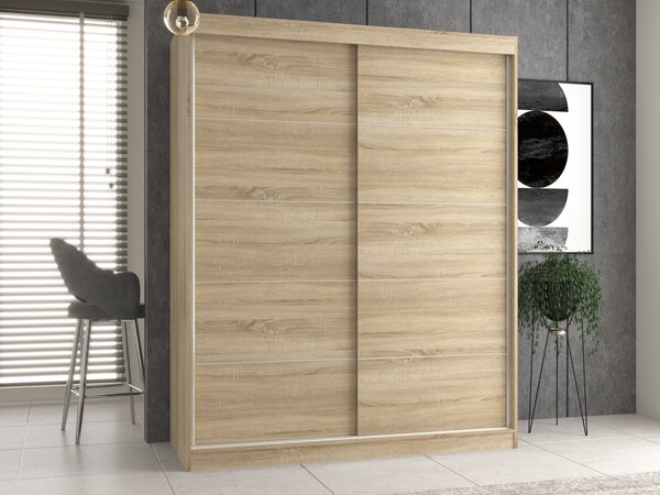 TP Living Šatníková skriňa IGA I 160 cm dub sonoma