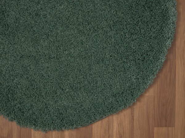 My Flair , AKCIA: 150x150 (průměr) kruh cm Kusový koberec My Shaggy hellgrün kruh, zelená, chodba / predsieň