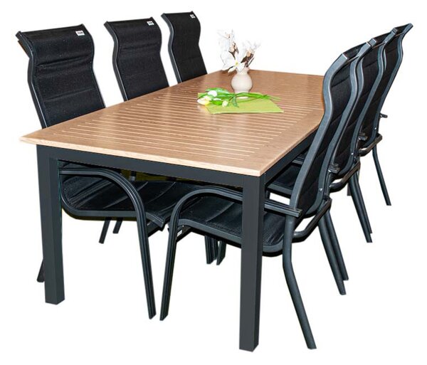 Doppler Ochranný obal na stôl 220x100 cm + 6 kresiel Miami
