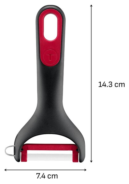 Ingenio+ Obieraczka z poprzecznym ostrzem, nylonowa, czarna TEFAL K1992134