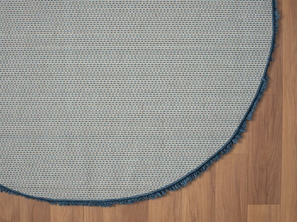 My Flair , AKCIA: 150x150 (průměr) kruh cm Kusový koberec My Shaggy dunkelblau kruh, modrá, chodba / predsieň