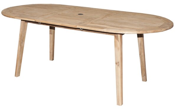 Doppler TECTONA - drevený rozkladací teakový stôl 150/200x95 cm - Tovar s drobnou vadou (N294)