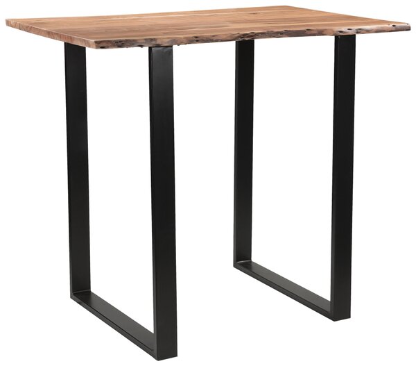 BAROVÝ STÔL, akácia, čierna, farba akácie, 120/80/105 cm Linea Natura - Online Only jedálne, Online Only