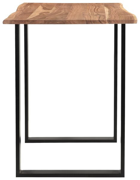 BAROVÝ STÔL, akácia, čierna, farba akácie, 120/80/105 cm Linea Natura - Online Only jedálne, Online Only