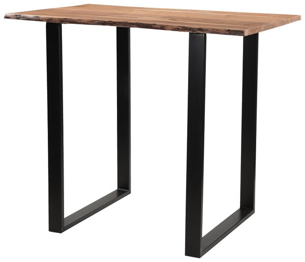 BAROVÝ STÔL, akácia, čierna, farba akácie, 120/80/105 cm Linea Natura - Online Only jedálne, Online Only