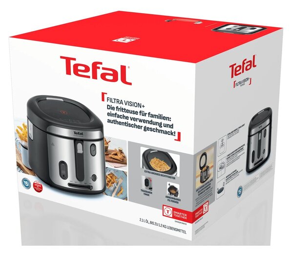 Filtra Vision+ Olejová fritéza, čierna TEFAL FF2588E0
