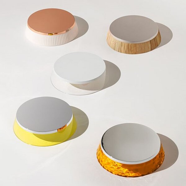 Stolové Lampa FLOS, stmievateľné, Meď, Obývacia izba, Plast