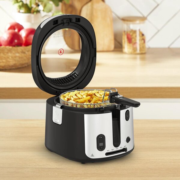 Filtra Vision+ Olejová fritéza, čierna TEFAL FF2588E0