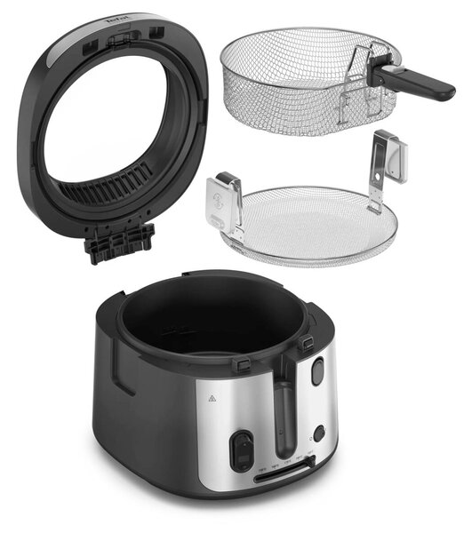Filtra Vision+ Olejová fritéza, čierna TEFAL FF2588E0