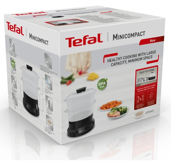 Mini Compact Parný hrniec 6 l, čierny TEFAL VC139810