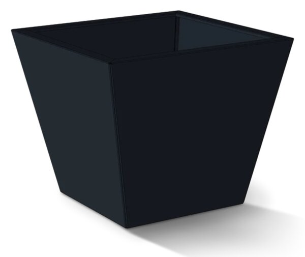 Cono Záhradný kvetináč 60 × 60 × 50 cm, nerezový, antracitový CORGARDEN 1088