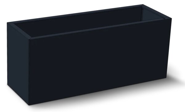 Tall Vysoký záhradný kvetináč 40 × 120 × 50 cm, nerezový, antracitový CORGARDEN 1100