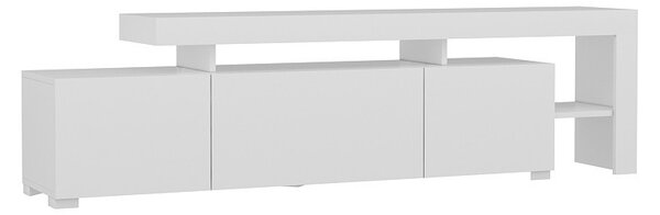 Hanah Home TV stolík Beliz s LED osvetlením biely