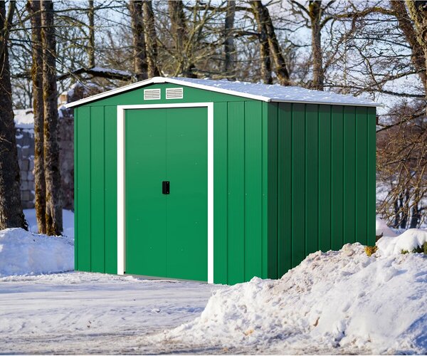 Titan Eco Záhradný domček 4,7 m², zelený DURAMAX 61161