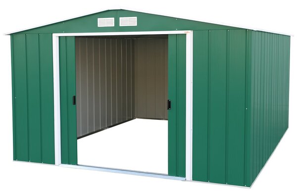 Colossus Eco XXL Záhradný domček 11,6 m², zelený DURAMAX 61361