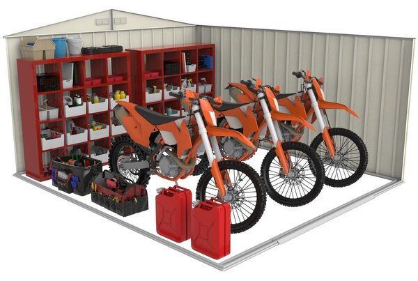 Colossus Eco XXL Záhradný domček 11,6 m², zelený DURAMAX 61361