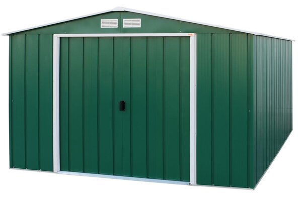 Colossus Eco XXL Záhradný domček 11,6 m², zelený DURAMAX 61361