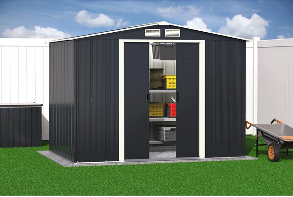 Titan Eco Záhradný domček 4,7 m², antracit DURAMAX 61151