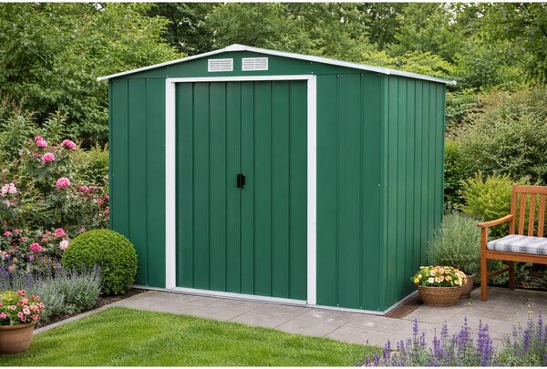 Titan Eco XL Záhradný domček 6,3 m², zelený DURAMAX 60161