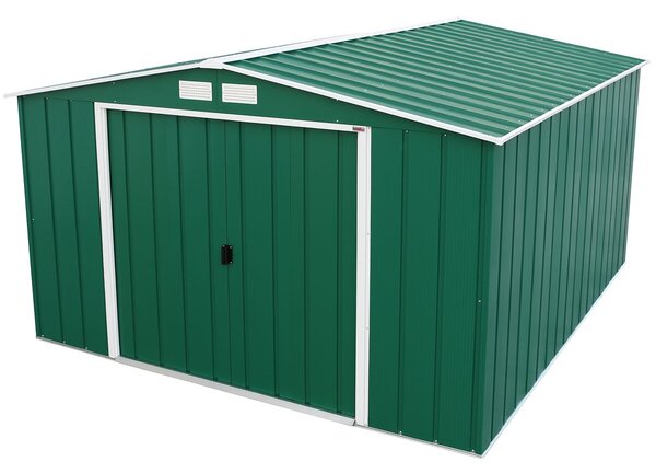 Colossus Eco XXL Záhradný domček 11,6 m², zelený DURAMAX 61361