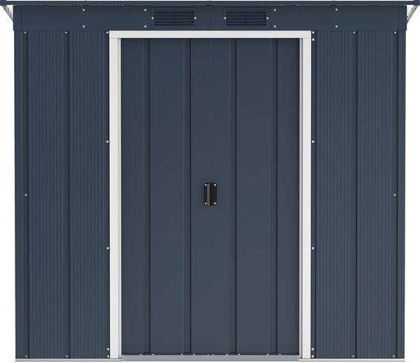 Pent Roof Eco Záhradný domček 2,5 m² + podlahové profily, antracit DURAMAX 50023