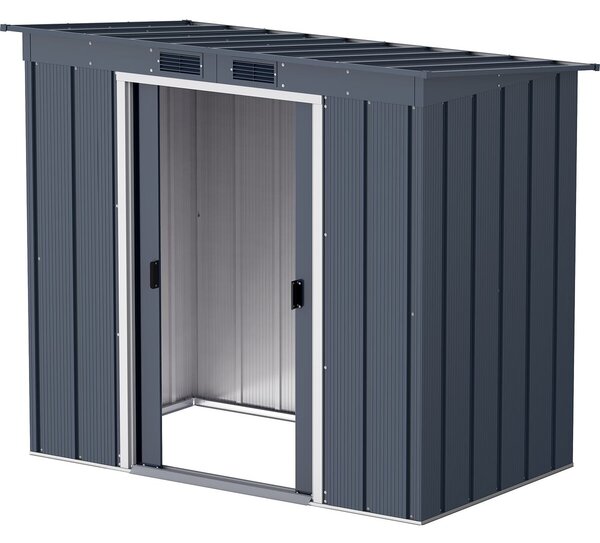 Pent Roof Eco Záhradný domček 2,5 m² + podlahové profily, antracit DURAMAX 50023