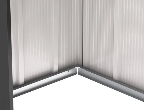 Pent Roof Eco Záhradný domček 2,5 m² + podlahové profily, antracit DURAMAX 50023