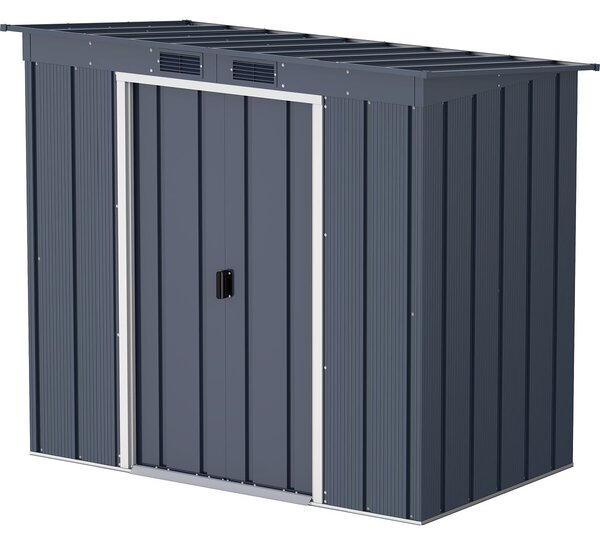 Pent Roof Eco Záhradný domček 2,5 m² + podlahové profily, antracit DURAMAX 50023