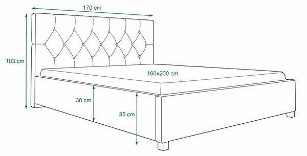 NovýNábytok.sk Manželská posteľ 160 cm Sylvie (biela) (s roštom a úložným priestorom). Akcia -21%. Vlastná spoľahlivá doprava až k Vám domov. 1047159