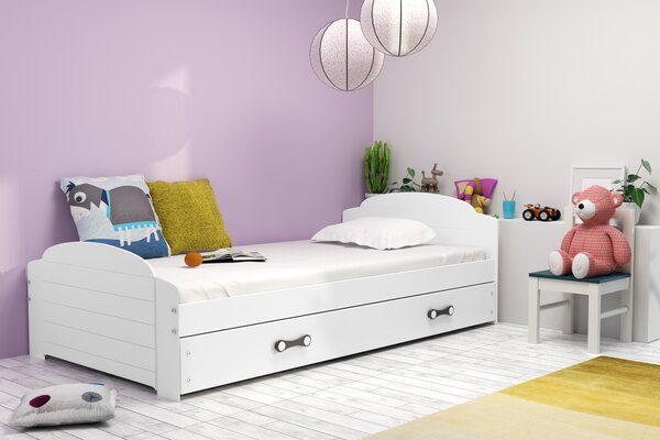 HRUŠKA Posteľ LILI 200x90 biela