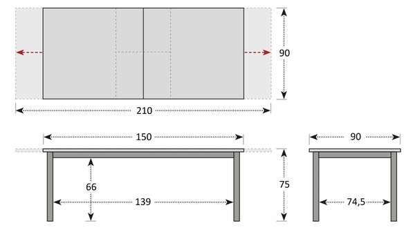 Doppler CONCEPT FSC® záhradný stôl Doppler