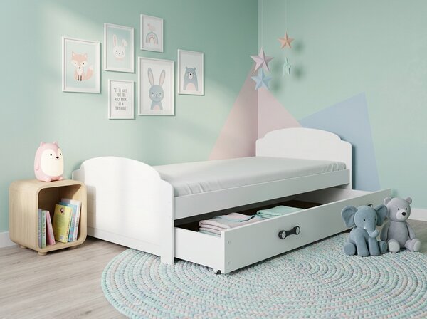HRUŠKA Posteľ LILI 200x90 biela