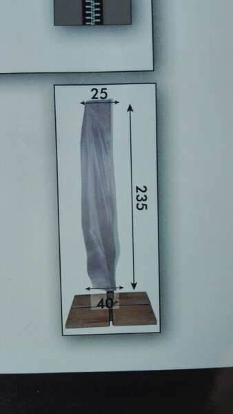 Derby Ochranný obal pre výkyvné slnečníky až do 300, 350 cm a 300 x 300 cm