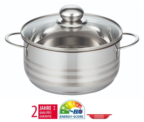 Brillant Hrniec Ø 16 cm, 1,3 l, nerezový ELO BASIC 22116
