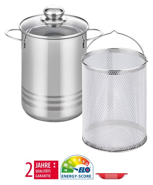 Brillant Hrniec na špargľu Ø 16 cm, 4 l, nerezový ELO BASIC 22616