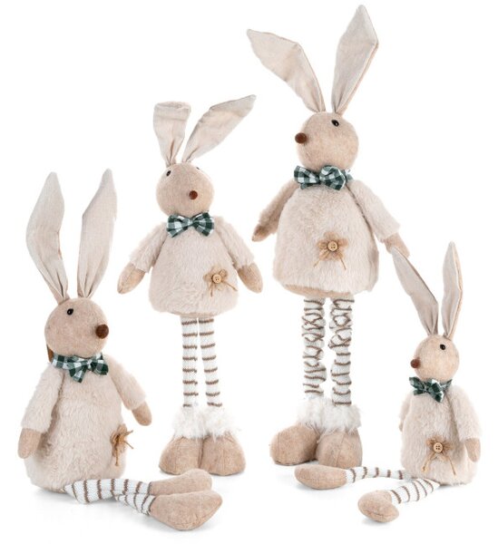 Dekoratívna figúrka FIG 1 zajačik, béžová