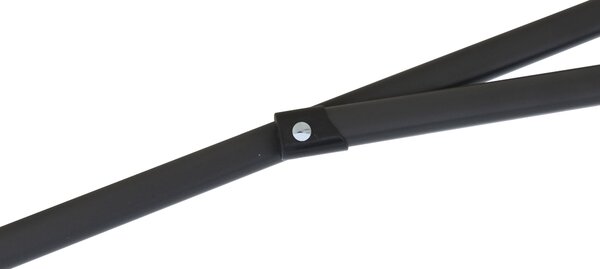 Derby BASIC PUSH UP záhradný slnečník 210 x 210 cm svetlosivá Derby