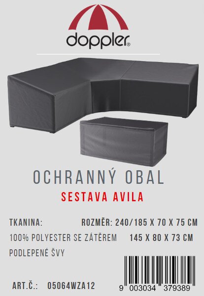 Doppler Ochranný obal na zostavu AVILA - pravý roh Doppler