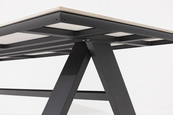 Doppler NOVA - záhradný hliníkový stôl 240 x 100 x 73,5 cm - Tovar s drobnou vadou (N588)