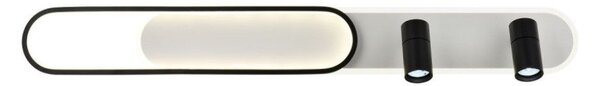Toolight Toolight, LED stropné svietidlo s bodovými reflektormi 100cm, 45W, 4000K, APP1438-C, čierna-biela, OSW-00967