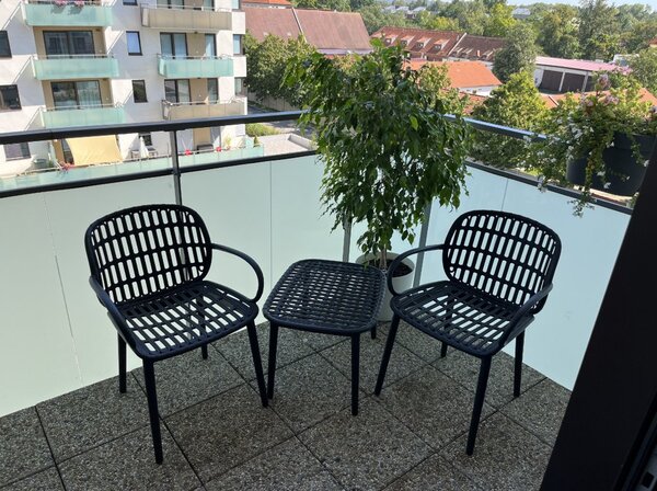 Doppler POLIKORO - balkónová plastová sedacia súprava - Tovar s drobnou vadou (N520) Doppler