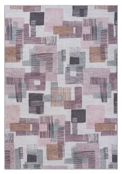 My Flair, Kusový koberec Blair CA30018 cream – na von aj na doma, 160x230, ružová, chodba / predsieň