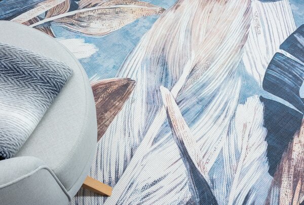 My Flair , Kusový koberec Isak CA30020 blau – na von aj na doma, 160x230, viacfarebná, chodba / predsieň