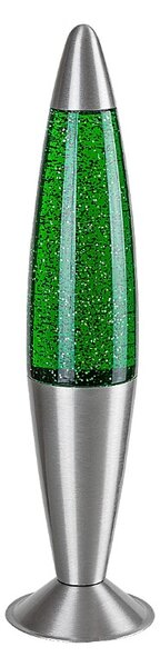 RABALUX 76113 Glitter2 lávová lampa D75mm LED 25W/29lm 3000K strieborná, zelená