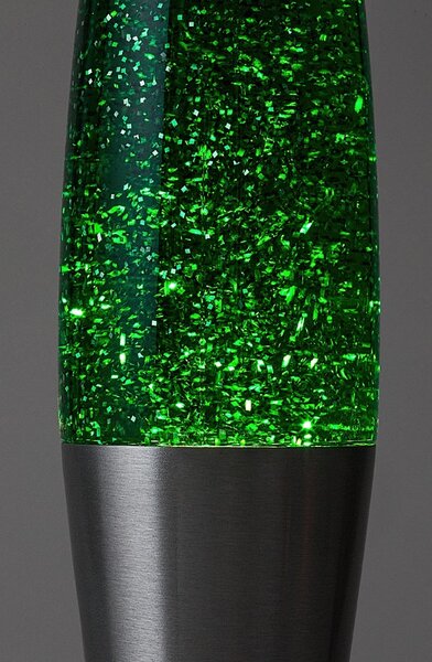 RABALUX 76113 Glitter2 lávová lampa D75mm LED 25W/29lm 3000K strieborná, zelená