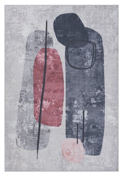 My Flair , Kusový koberec Jordan CA30015 grau – na von aj na doma, 160x230, viacfarebná, chodba / predsieň