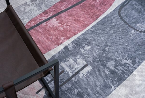 My Flair , Kusový koberec Jordan CA30015 grau – na von aj na doma, 160x230, viacfarebná, chodba / predsieň