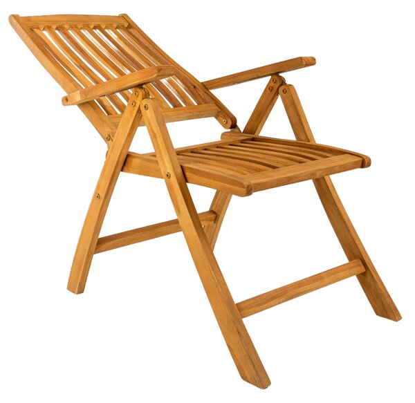 Doppler TAMAN DORSET FSC® teak polohovacie záhradné kreslo Doppler