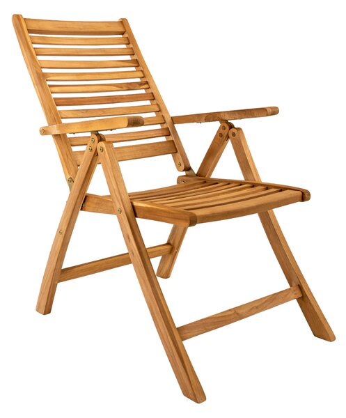 Doppler TAMAN NORFOLK FSC® teak polohovacie záhradné kreslo Doppler